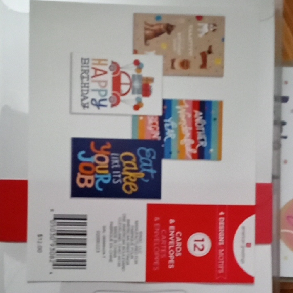 Colorful Birthday Cards Set